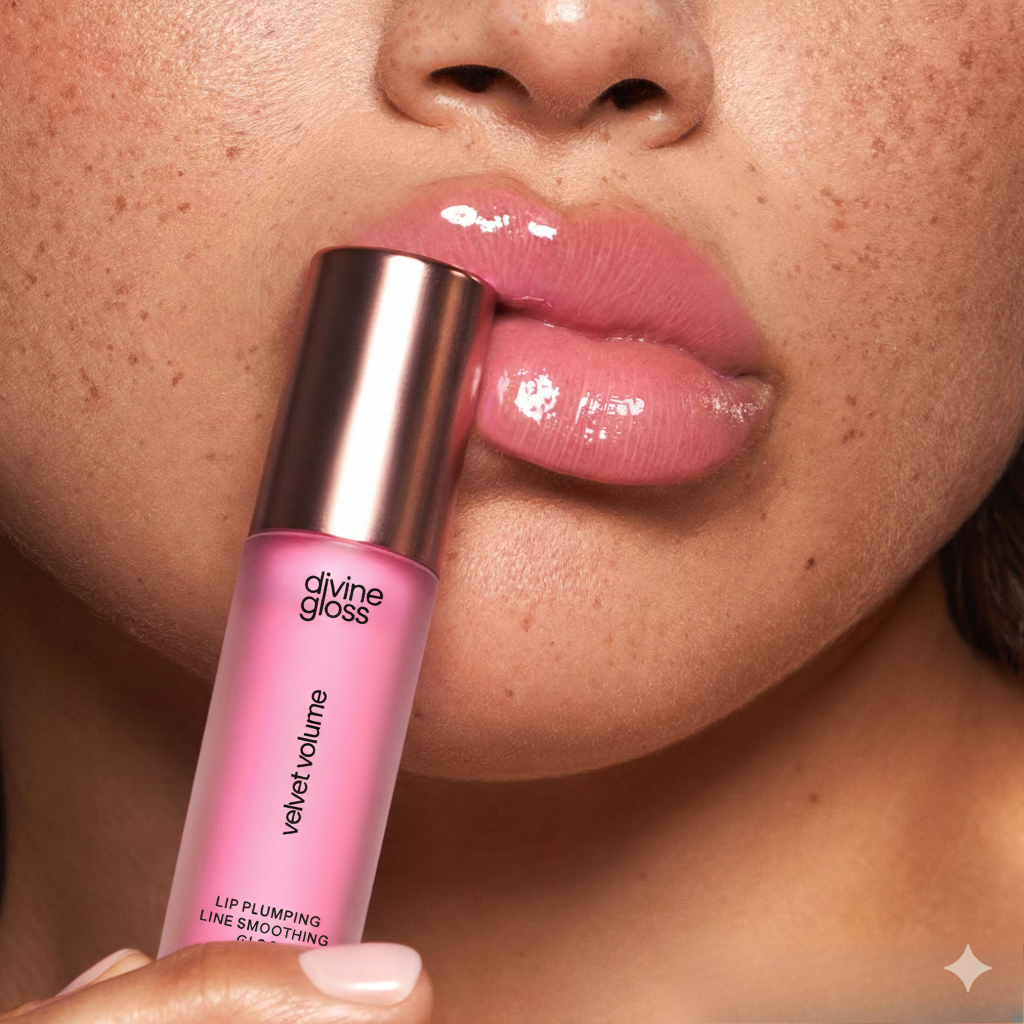 DivineGloss™ Velvet Volume Cushion-Tech Plumping Line Smoothing Gloss 3.3ml