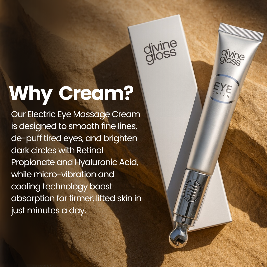 DermaSmooth™ Eye Massager + Caffeine De-Puff Serum